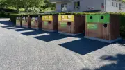 Distribution de cabas pour le tri du verre à Fondamente