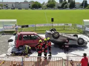 Démonstration de désincarcération des pompiers à Tonnay-Charente