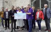 Don de 1 040 € de l'Académie de musique d'Issigeac pour le château