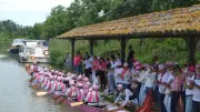 Dragon boat : des femmes touchées par le cancer du sein se préparent pour la Vogalonga