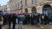 Enseignants et lycéens de Jules-Guesdes manifestent pour plus de moyens