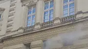 Exercice incendie à l'Opéra-Comédie de Montpellier : fumée factice
