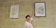 Exposition d'aquarelles d'Yvette Bourbon au centre culturel