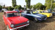 Exposition de voitures anciennes à Saint-Sériès le 31 mai