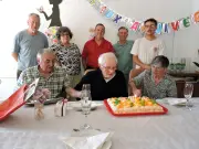 Gatien Larquier fête ses 100 ans à l'Ehpad Le Temple d'Arthez-de-Béarn