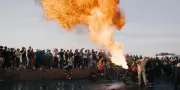 GP de France Moto : flammes géantes et pétarade au camping bleu du Mans