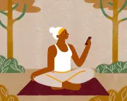 Hygiène numérique : une prof de yoga limite son temps d'écran