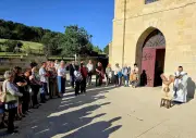 Inauguration de la chapelle restaurée et bénédiction du coq à Saint-Magne-de-Castillon