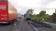 Incendie de remorque sur l'A9 : trafic perturbé jusqu'à vendredi matin