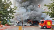 Incendie détruit totalement le McDonald's d'Oloron Sainte-Marie