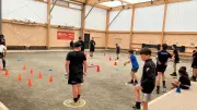 Initiation à la pétanque pour les jeunes rugbymen des Rives d'Orb