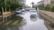 Inondations au Grau-du-Roi : l'avenue de Camargue submergée
