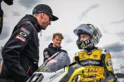 Johann Dubois, jeune pilote maximois, en course pour le titre en Moto 4O GP