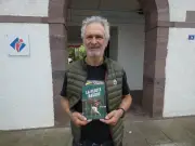 Joseph Laxalde présente son livre sur la pelote basque à Saint-Étienne-de-Baïgorry