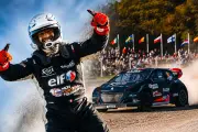 Julien Fébreau, journaliste et pilote de rallycross, vise la victoire à Faleyras
