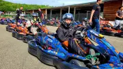 Karting solidaire à Alès : les pilotes roulent contre le cancer