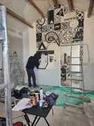 La mosaïste Lidia Faustino s'installe à la Baudissière avec Syndrom Art