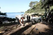 La plage Croupatassière au cap d'Antibes retrouve son éclat naturel