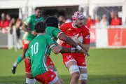 Langon : Bishop entre rugby et soutien à sa compagne en Bleu