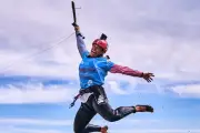 Lauriane Nolot décroche son troisième titre mondial de kitefoil au Portugal