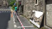 Le patrimoine s'expose sur le mur de la Grande-Rue à Saint-Pons