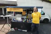 Le torréfacteur Geoffrey Villepontoux au festival Paratge de Bourdeilles