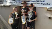 Les Minots du Pont du Gard brillent au championnat du Gard