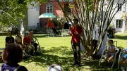 Marché bio au Mas de Bruguerolle : pédagogie et convivialité