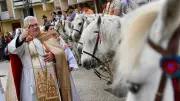 Messe provençale et bénédiction des chevaux à la feria de l'Ascension à Alès