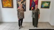 Mireille Hermann expose ses œuvres à la cire à Vias