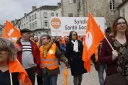Mobilisation des syndicats du social à Périgueux pour des hausses de salaires