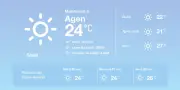 Météo à Agen : soleil et fortes chaleurs ce jeudi