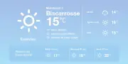 Météo à Biscarrosse : embellies et températures douces attendues