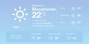 Météo à Biscarrosse : soleil et températures douces aujourd'hui