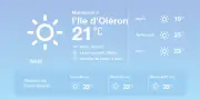 Météo claire et douce à Saint-Pierre-d'Oléron ce week-end