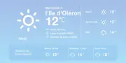 Météo à Saint-Pierre-d'Oléron : soleil et légères pluies attendus