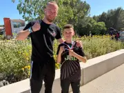 Nathan Recurt, 11 ans, brille aux championnats de France de kick-boxing et K1