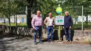 Nouveaux panneaux directionnels sur la voie verte Passa Païs à Saint-Pons-de-Thomières