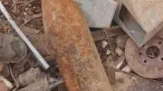Obus de 25 kg découvert dans un stock de ferraille à Saint-Thibéry