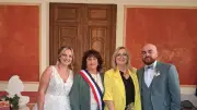 Premier mariage chargé d'émotion célébré par Corine Saintot à Redessan