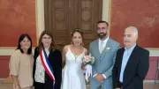Premier mariage célébré par l'adjointe Gwenaëlle Ivars à Redessan