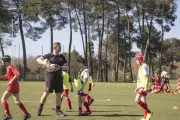 Premier tournoi de l'école de rugby du Stade Langonnais le 16 mai