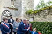 Prince Albert II sur les traces d'Imbert de Batarnay dans la Drôme et en Touraine
