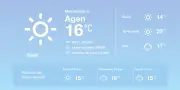 Prévisions météo à Agen : soleil et éclaircies attendus