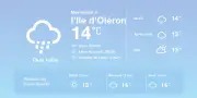 Prévisions météo : pluies éparses et températures douces à Saint-Pierre-d'Oléron