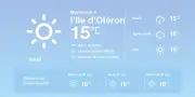 Prévisions météo à Saint-Pierre-d'Oléron : soleil et températures douces