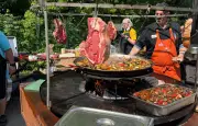 Record du monde du plus long barbecue battu à Oullins-Pierre-Bénite