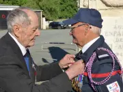 René Reau honoré pour 10 ans de service comme porte-drapeau