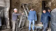 Restauration spectaculaire de la grande salle du château de Laval-Pradel