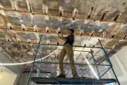Rénovation de la mairie de Sospel : des fresques du XIXe siècle découvertes